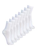 Kit com 8 Pares de Meias Esportiva Cano Médio Lupo 3290-009