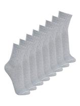 Kit com 8 Pares de Meias Esportiva Cano Médio Lupo 3290-009