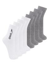 Kit com 8 Pares de Meias Esportiva Cano Médio Speedo 8032 Colorido