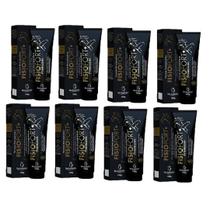 Kit Com 8 Pomada Premium 150 G Pomada Fisiofort Preta
