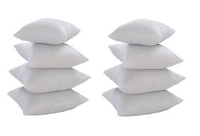 Kit Com 8 Refis De Almofada 55x55 Silicone Para Capas 50cm