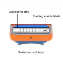 Kit Com 8 Refis Pequeno Gillete Fusion 5 ProGlide Tenha Um Ótimo Barbear