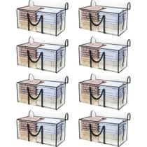 Kit com 8 Sacos de Armazenamento CONGREGATE 97 L, Bolsa Reforçada para Carga Pesada Kit com 8 Sacos de Armazenamento CONGREGATE 97 L, Bolsa Reforçada para Carga Pesada