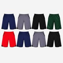 Kit com 8 Shorts Leve Masculino Futebol Academia Treino Fitness Esportivo Bermuda Casual Premium