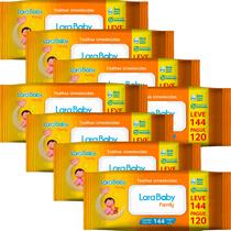 Kit Com 8 Toalhas Umedecidas Lara Baby Family Leve 144 Pague 120 Total 1152