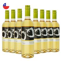 Kit com 8 Vinhos Chilenos Tinto Seco Branco Suave 750ml Cuentos del Fuego