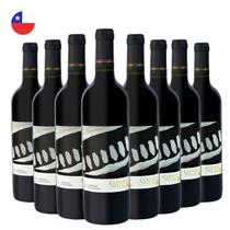 Kit com 8 Vinhos Chilenos Tinto Seco Cabernet Sauvignon Cuentos del Fuego