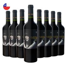 Kit com 8 Vinhos Chilenos Tinto Seco Carmenere Reserva Cuentos del Fuego 750ml