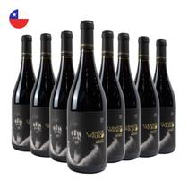 Kit com 8 Vinhos Chilenos Tinto Seco Pinot Noir Reserva Cuentos del Fuego 750ml