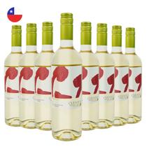 Kit com 8 Vinhos Chilenos Tinto Seco Sauvignon Blanc 750ml Cuentos del Fuego