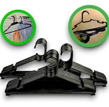 Kit com 80 Cabides Preto - Pendurador de Roupas - Adulto Kit com 80 Cabides Preto - Pendurador de Roupas - Adulto