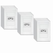 Kit com 80 Tomadas 20a 4x2 Completa Evidence Fame Kit com 80 Tomadas 20a 4x2 Completa Evidence Fame