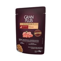 Kit com 8un - gran plus sache gato filhote frango 85 gr (041840)