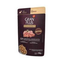 Kit com 8un - gran plus sache gourmet cao ad frango 100g (041827)