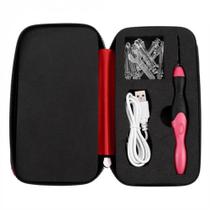 Kit Com 9 Agulhas De Crochê Com Luz Led Recarregável Com Estojo Kit Com 9 Agulhas De Crochê Com Luz Led Recarregável Com Estojo