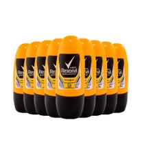 Kit com 9 Desodorante Roll On Rexona V8 MotionSense 48h Masculino 30ml