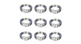 Kit com 9 kg de arame liso galvanizado - bwg20-0,89mm - jst Kit com 9 kg de arame liso galvanizado - bwg20-0,89mm - jst