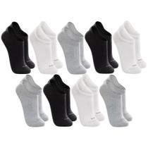 Kit Com 9 Pares De Meias Curtas Soquete Invisivel Lupo Modelo Esportiva Cores Sortidas Unissex Kit Com 9 Pares De Meias Curtas Soquete Invisivel Lupo Modelo Esportiva Cores Sortidas Unissex