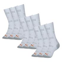 Kit Com 9 Pares De Meias Esportivas Sport Atoalhada Masculina Cano Longo