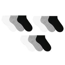 Kit Com 9 Pares De Meias Masculina Esportiva Selene Sapatilha Punho Elástico Kit Com 9 Pares De Meias Masculina Esportiva Selene Sapatilha Punho Elástico