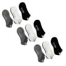 kit com 9 pares de meias Soquete masculina em algodão Kyor tam. 40 a 45