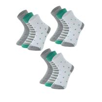 Kit Com 9 Pares Meias Mash Kids Cano Médio Infantil Algodão Cotton Kit Com 9 Pares Meias Mash Kids Cano Médio Infantil Algodão Cotton