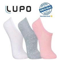 Kit Com 9 Pares Meias Qualidade Lupo Sport Soquete Femininas Kit Com 9 Pares Meias Qualidade Lupo Sport Soquete Femininas