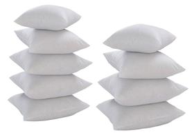 Kit Com 9 Refis De Almofada 50x50 Silicone Para Capas 45cm Kit Com 9 Refis De Almofada 50x50 Silicone Para Capas 45cm