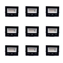 Kit Com 9 Refletores Rgb 30w Holofote Prova D'água Mx-0309