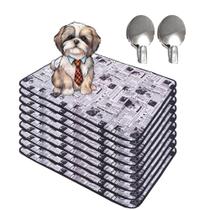 Kit com 9 Tapetinhos Alta Absorção para Pets 100x70 Jornal com gachos - 300 Lavagens - Ecológico