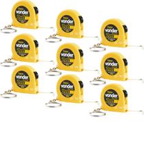Kit com 9 Trenas Chaveiro Aço 2 Metros - Vonder