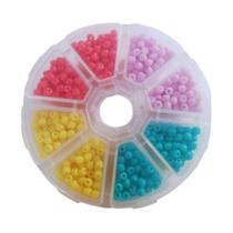 Kit Com 960 Miçangas 4.5Mm Tererê Em Cores Diversas