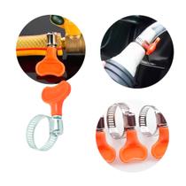 Kit Com Abraçadeiras De Inox Fixação Para Mangueiras Tubos Conexões Resistentes