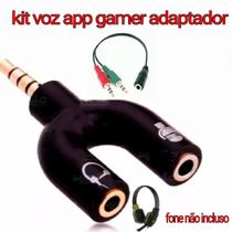 Kit com Adaptador Y Fone e Microfone P2 x P3 e Adaptador Y P3 para 2 P2 - Kinfo