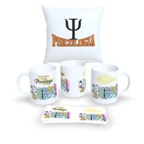 Kit Com Almofada 30x30cm e Caneca de Porcelana Profissões 3