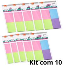 Kit com Bloco Smart Cores Neon Brw Kit com Bloco Smart Cores Neon Brw