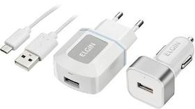 Kit com Carregadores Usb+tomada+veicular Kit com Carregadores Usb+tomada+veicular