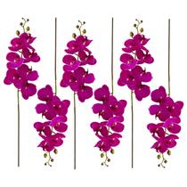 Kit Com Doze Hastes de Orquídea Pink Toque Real Formosinha Kit Com Doze Hastes de Orquídea Pink Toque Real Formosinha