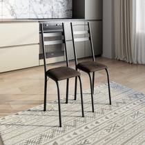 Kit com Duas Cadeiras de Cozinha 061 Kit com Duas Cadeiras de Cozinha 061