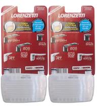 Kit Com Duas Resistências Chuveiro Acqua Duo Ultra Storm Star Resistência Lorenzetti 220V 6800W