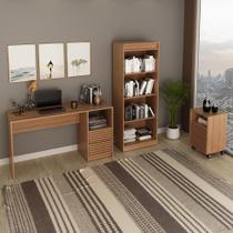 Kit Com Escrivaninha, Gaveteiro e Armario AME - Tecno