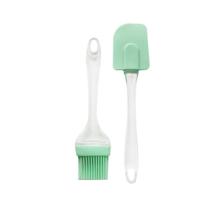 Kit com espatula e pincel de silicone para cozinha 2 pçs Kit com espatula e pincel de silicone para cozinha 2 pçs