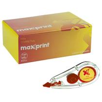 Kit Com Fita Corretiva Corretivo Maxprint 5mm X 6m - 12 Und. Maxprint