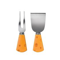 Kit Com Garfo E Espátula Para Queijo Petisco