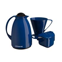 Kit com Garrafa Térmica Café Chá Prático Unitermi
