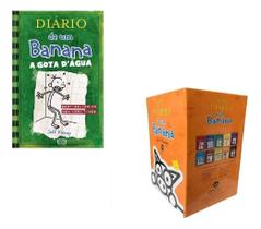 Kit Com Livro Diário De Um Banana 3 Capa Cartão + Caixa Organizadora Kit Com Livro Diário De Um Banana 3 Capa Cartão + Caixa Organizadora