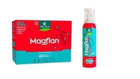 Kit com Magflan 60Cp e Massageador Magflan 150ml - Biofhitus