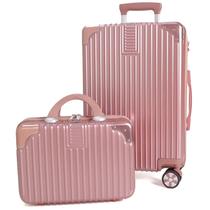 Kit com Mala de Viagem Bordo e Frasqueira Maleta de Mão - Linha Nova Iorque