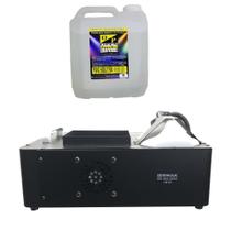 Kit Com Máquina De Fumaça 1500W Briwax Bx-352 +Fluido De 5L