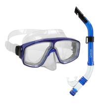 Kit com Máscara e Snorkel Resistente para Mergulho e Pesca Kit com Máscara e Snorkel Resistente para Mergulho e Pesca